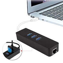 Avis USB 3.0 à 1000Mbps gigabit adaptateur ethernet RJ45 3 ports USB3.0 Hub réseau câblé