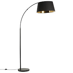 Acheter Beliani Lampadaire arc noir et cuivre YABUS