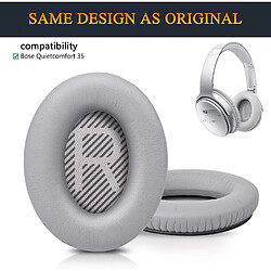 INF Coussinets pour Bose QC35 I/II, QC25, QC15, QC 2 AE 2, AE 2i, AE 2w, SoundTrue, SoundLink Grey