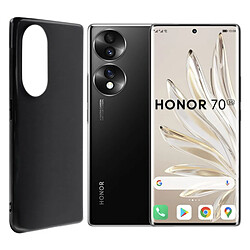 Visiodirect Coque de protection souple silicone Noir pour Honor 70 5G 6.67"