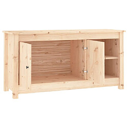 Acheter Maison Chic Meuble TV scandinave - Banc TV pour salon 103x36,5x52 cm Bois de pin massif -MN91132