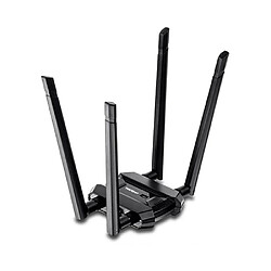 TRENDnet TEW-809UB Adaptateur Transmetteurs et Antennes WiFi Antennes Amovibles 1300Mo/s USB Noir