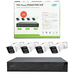 Kit vidéosurveillance PNI House IPMAX POE