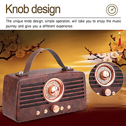 Avis Universal Récepteur radio FM classique rétro déco portable radio MP3 haut-parleur Bluetooth stéréo AUX recharge USB |