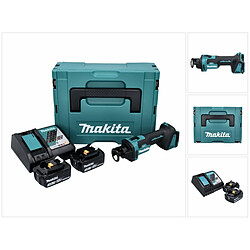 Makita DCO 181 RFJ Affleureuse plaque de plâtre sans fil 32000tr/min 18V Brushless + 2x Batteries 3,0Ah + Chargeur + Coffret Makpac