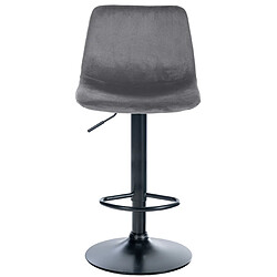 Avis Non Tabouret de bar Divo velours noir