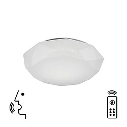 Inspired Plafonnier, LED 40W, 3000-5000K Tunable White, 2600lm, Télécommande, APP, Alexa & Google Voice Control, Blanc, 3 ans de garantie