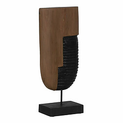 BigBuy Home Figurine Décorative Marron Masque 20,5 x 12 x 49 cm