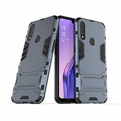 Coque en TPU hybride cool guard avec béquille bleu pour votre Oppo A8/A31 (2020)