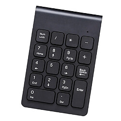 Acheter Clavier sans fil 2,4g pavé numérique pavé numérique, petit clavier noir