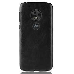 Avis Wewoo Coque antichoc Litchi Texture PC + PU pour Motorola Moto G7 Play (Noir)