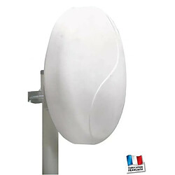 Avis Antenne TV TNT extérieure blanc UHF Elap Patch 50 HD Connect 4G 5G LTE 700 3 sorties, alimentation amplificateur intégré gain 50 dB