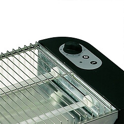 Avis Totalcadeau Grille-pain 600W noir en acier inoxydable - Grill toast pas cher