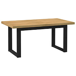 vidaXL Table à manger NOAIN pieds en forme de U 160x90x75cm massif pin