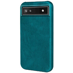 Coque en TPU + PU léger, cyan pour votre Google Pixel 6a