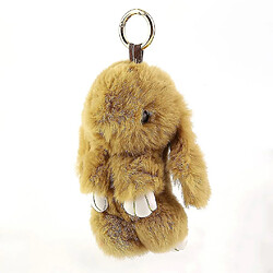 Avis Universal 6 pouces mignon lapin moelleux lapin porte clé bague téléphone sac pendentif porte-bonheur