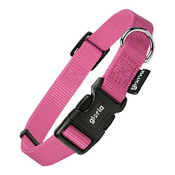 Collier pour Chien Gloria Lisse Rose Taille S (27-37 cm)