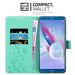 Cadorabo Coque Honor 9 LITE Etui en Turquoise