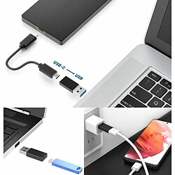 Acheter Adaptateur USB C Femelle vers USB A Mâle compatible chargeur secteur-Ordinateur vers USB-C Téléphone - Visiodirect -