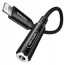 GUPBOO Adaptateur NIMASO Lightning vers casque 3,5 mm,JL292