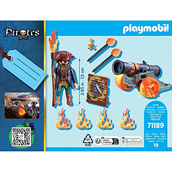 Playmobil® 71189 Pirate et canon de feu