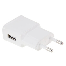 Wewoo Pour Samsung Galaxy S6 / S5 / Note II / N7100 / i9220 / i9300 / i9500 Adaptateur de charge USB P208 5V 2.1A, prise de l'UE,