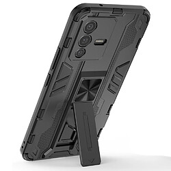 Coque en TPU anti-griffes avec béquille, noir pour votre Vivo S12