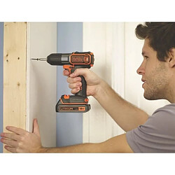 Black & Decker BLACK&DECKER Perceuse visseuse sans fil Autosense 18V Lithium