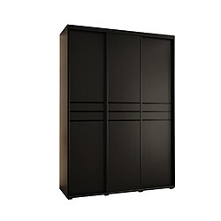 Abiks Meble Armoire Davos 10 À Portes Coulissantes 235,2/180/60 3 Portes