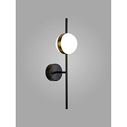 Inspired Applique Cuba, LED 8W, 3000K, 600lm, Or/Noir, Garantie 3 ans