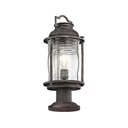 Elstead Lighting Lampe sur pied extérieur Ashland Acier Zinc