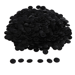 Capuchon à vis décoratif pour couvercle de trou de vis Phillips 500Pack rond noir pas cher