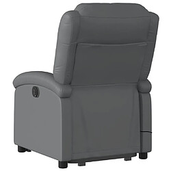 Acheter vidaXL Fauteuil inclinable de massage électrique gris similicuir