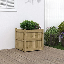 Maison Chic Jardinière,Bac à fleurs - pot de fleur 50x50x50 cm bois de pin imprégné -GKD30639