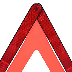 Acheter vidaXL Triangles de signalisation routière 4pcs Rouge 56,5x36,5x44,5cm