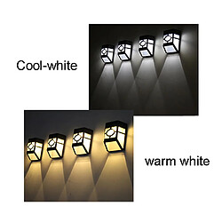 Universal 5W Solaire Vintage Lampe murale Solaire LED Rideau Lumière murale Extérieur Anti-pluie Lampe murale Balcon (Lumière chaude) pas cher