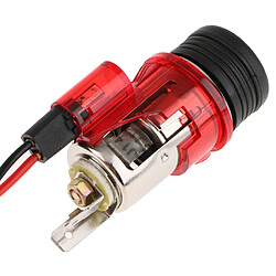 Acheter allume-cigare de voiture prise d'alimentation 12v avec lumière dia 2.8mm rouge