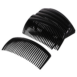 12pcs Peigne à Cheveux en Résine / Plastique en Plastique pour Femme Fille Noir