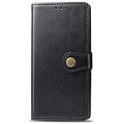 Wewoo Housse Coque Etui en cuir de couleur unie pour téléphone mobile avec boucle de protection et cadre photo et fente carteporte-monnaie et support Xiaomi 9T / 9T Pro / Redmi K20 / Redmi K20 Noir