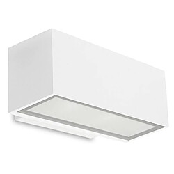 Avis Leds C4 Applique Led 17,5W Afrodita, aluminium et verre, blanc, 22 cm