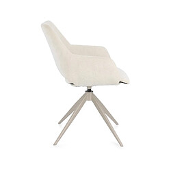 Bizzotto Chaise Chaise VIVIAN Moon pivotante