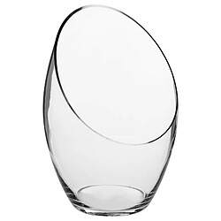 Vase Design Bombé 31cm Transparent