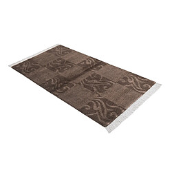 Vidal Tapis de laine 150x79 brun Darya