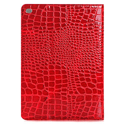 Avis Wewoo Smart Cover rouge pour iPad Air 2 cartes et portefeuille Crocodile Texture horizontale Flip étui en cuir avec titulaire fentes