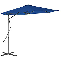 Maison Chic Parasol Jardin | Parasol d'extérieur avec mat en acier Bleu 300x230 cm - GKD81937