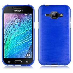 Cadorabo Coque Samsung Galaxy J1 2015 Etui en Bleu