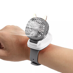 Avis (Gris) Ventilateur de Montre-bracelet Portable pour Enfants Refroidissement par Air Mini Ventilateurs Rechargeables USB Enfants