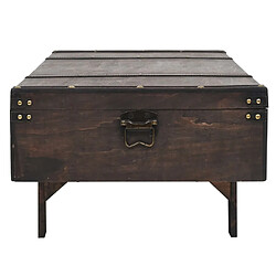 Maison Chic Tabls basse,Table Console pour salon Bois massif style vintage 120 x 55 x 35 cm -MN81415 pas cher