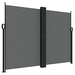 vidaXL Auvent latéral rétractable Anthracite 180x1200 cm