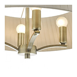 Avis Luminaire Center Suspension Cristin Cuivres Antique,taupe 4 ampoules 37cm